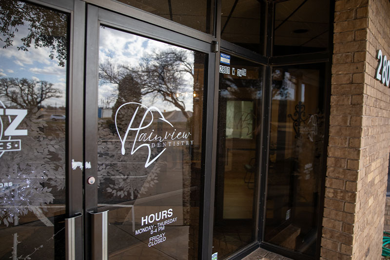 front entrance of dental office