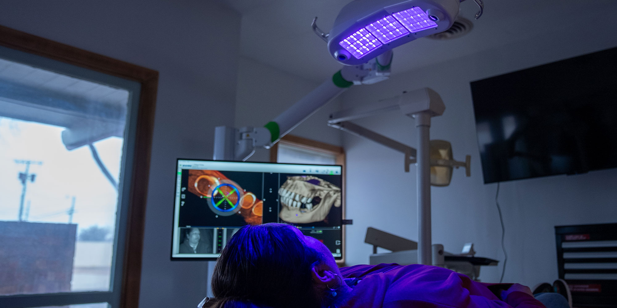 patient on dental table