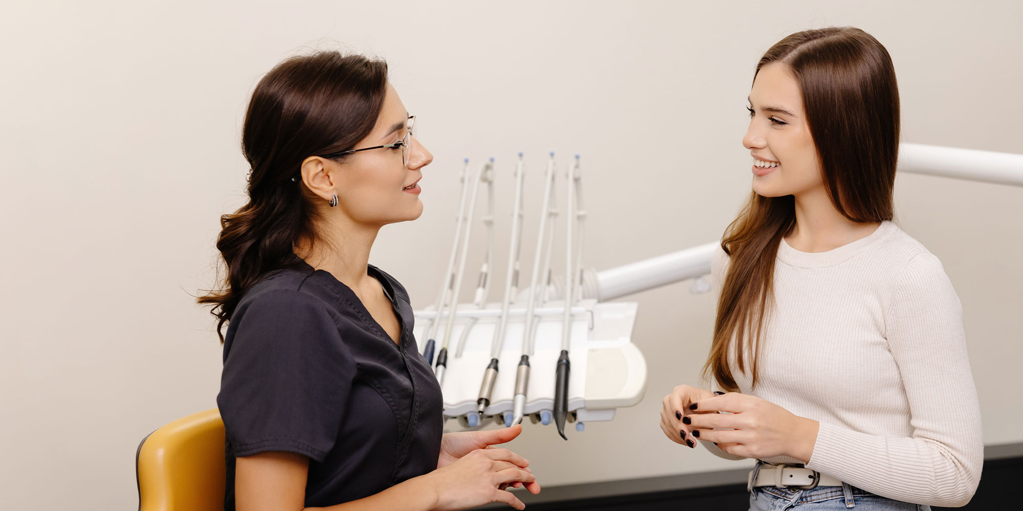 smiling woman learning more flip