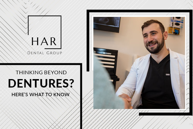 Dr. Harmouche discussing Dentures