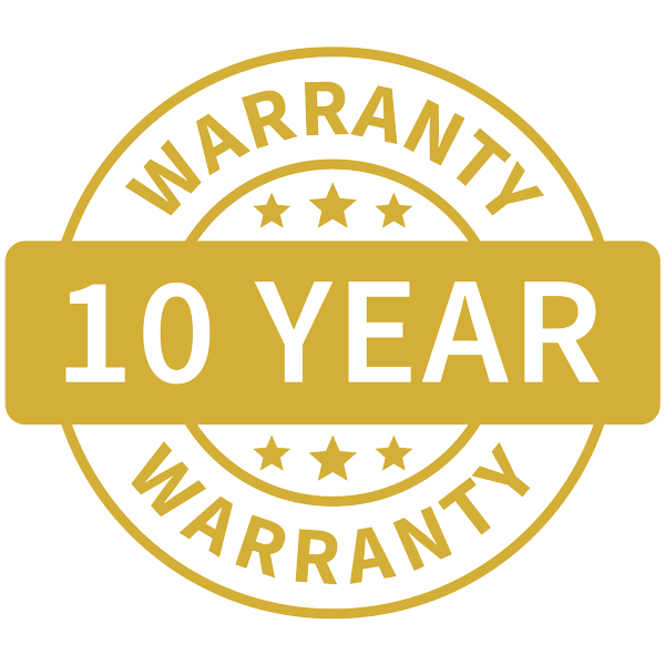 10 Year Warranty Badge